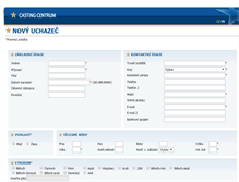 Tablet Screenshot of databaze2.castingcentrum.cz